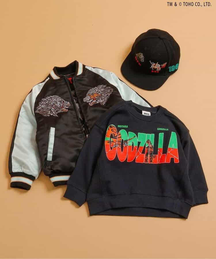 【哥斯拉】夜光刺繡可雙面穿夾克（兒童尺碼）