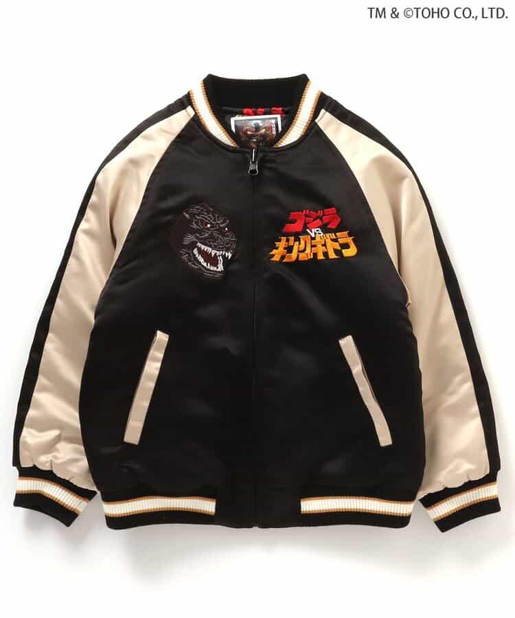 【哥斯拉】哥斯拉VS可雙面穿刺繡夾克（兒童尺碼）