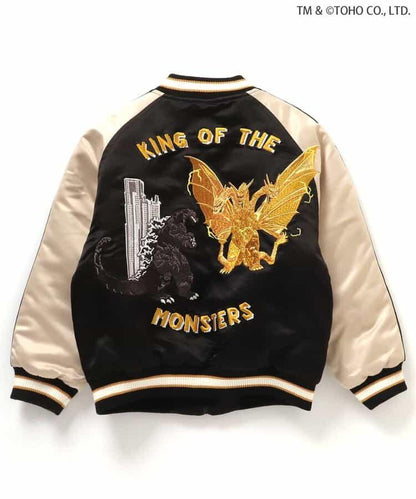 【哥斯拉】哥斯拉VS可雙面穿刺繡夾克（兒童尺碼）