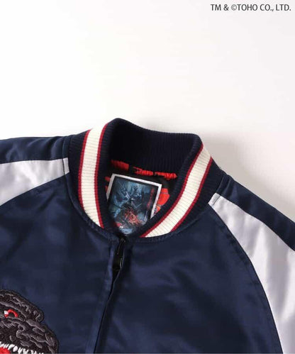 【哥斯拉】哥斯拉VS可雙面穿刺繡夾克（成人尺碼）