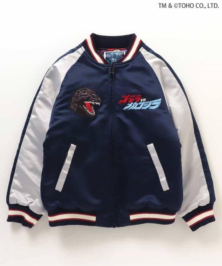 【哥斯拉】哥斯拉VS可雙面穿刺繡夾克（兒童尺碼）