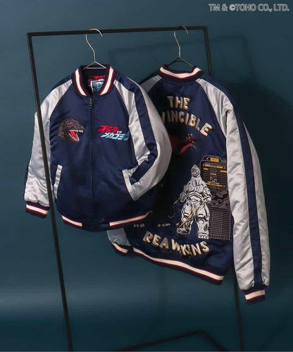 【哥斯拉】哥斯拉VS可雙面穿刺繡夾克（兒童尺碼）