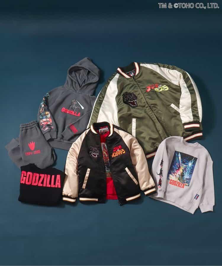 【哥斯拉】哥斯拉VS可雙面穿刺繡夾克（兒童尺碼）