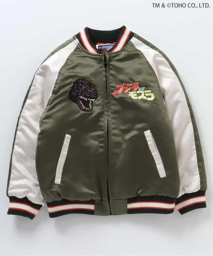 【哥斯拉】哥斯拉VS可雙面穿刺繡夾克（兒童尺碼）