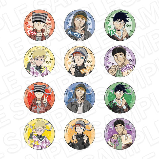 靈能百分百_徽章（隨機）照片貼紙風格 ver. 【全套OPP包裝／12個裝】