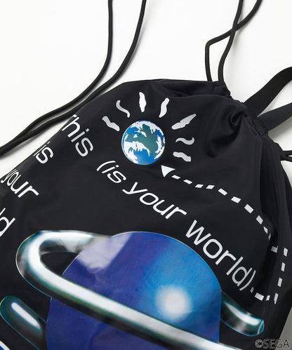 特別款 SEGA SATURN/セガサターン 標誌抽繩揹包