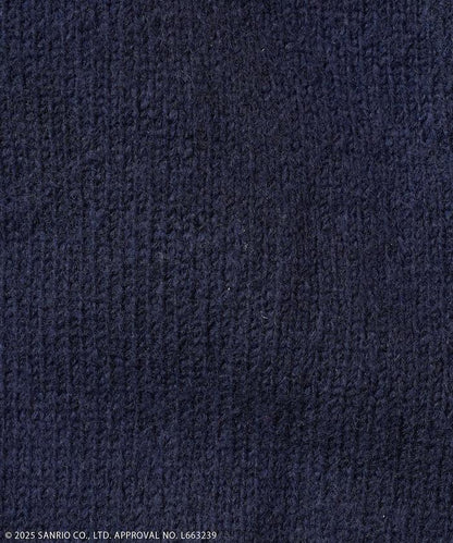 「HELLO KITTY」毛圈繡標誌針織衫