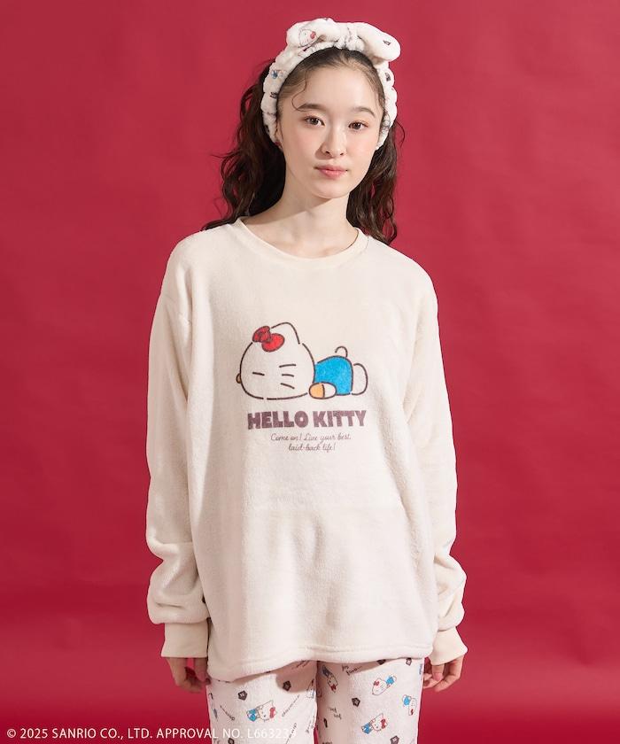 「HELLO KITTY」帶髮帶睡衣套裝