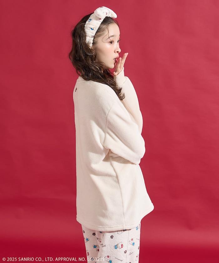 「HELLO KITTY」帶髮帶睡衣套裝