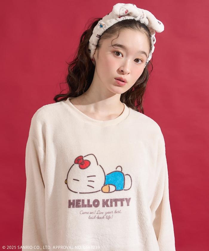 「HELLO KITTY」帶髮帶睡衣套裝