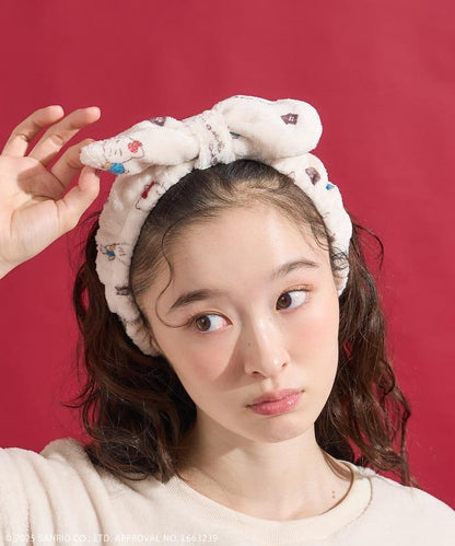 「HELLO KITTY」帶髮帶睡衣套裝