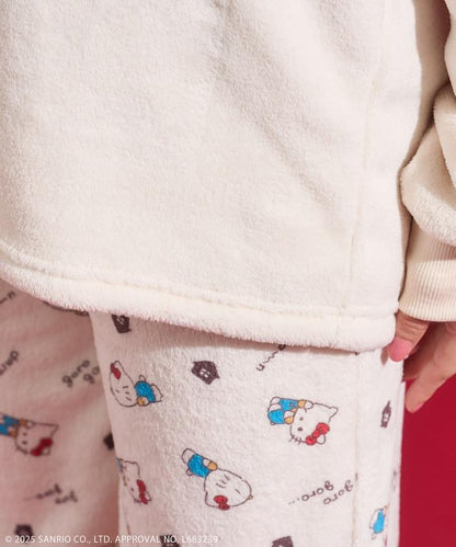 「HELLO KITTY」帶髮帶睡衣套裝