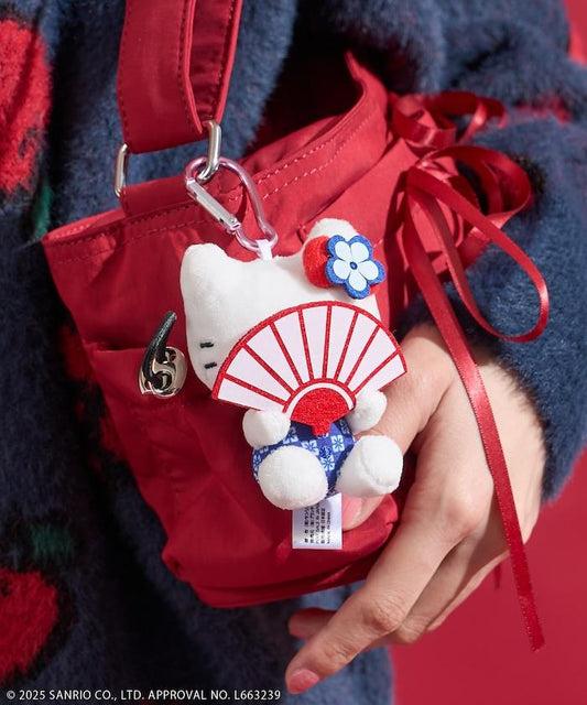 「HELLO KITTY」捉迷藏摺扇鑰匙掛件