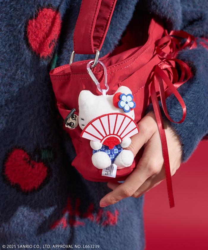 「HELLO KITTY」捉迷藏摺扇鑰匙掛件