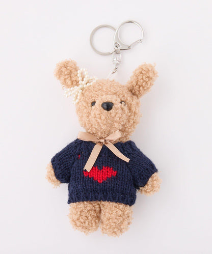 針織小熊包掛件
