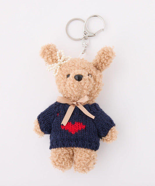 針織小熊包掛件