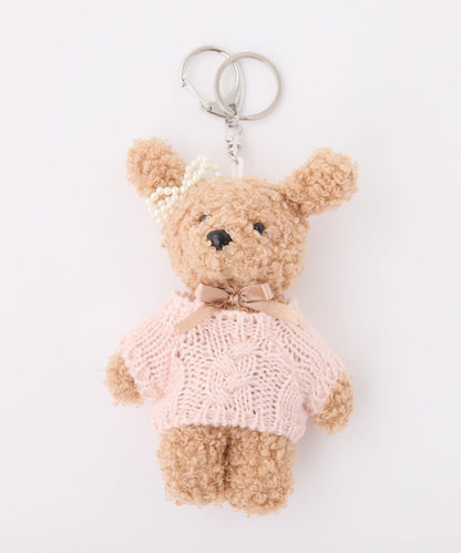 針織小熊包掛件