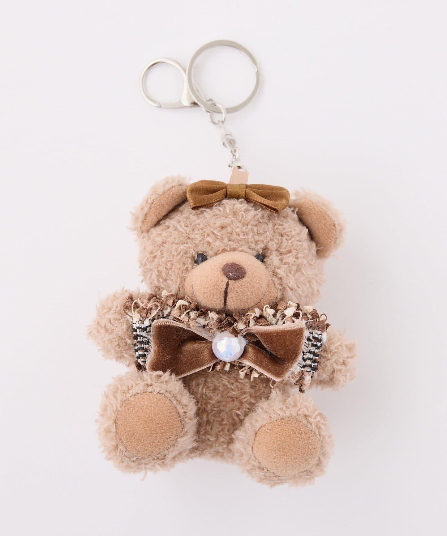 蝴蝶結小熊包掛件