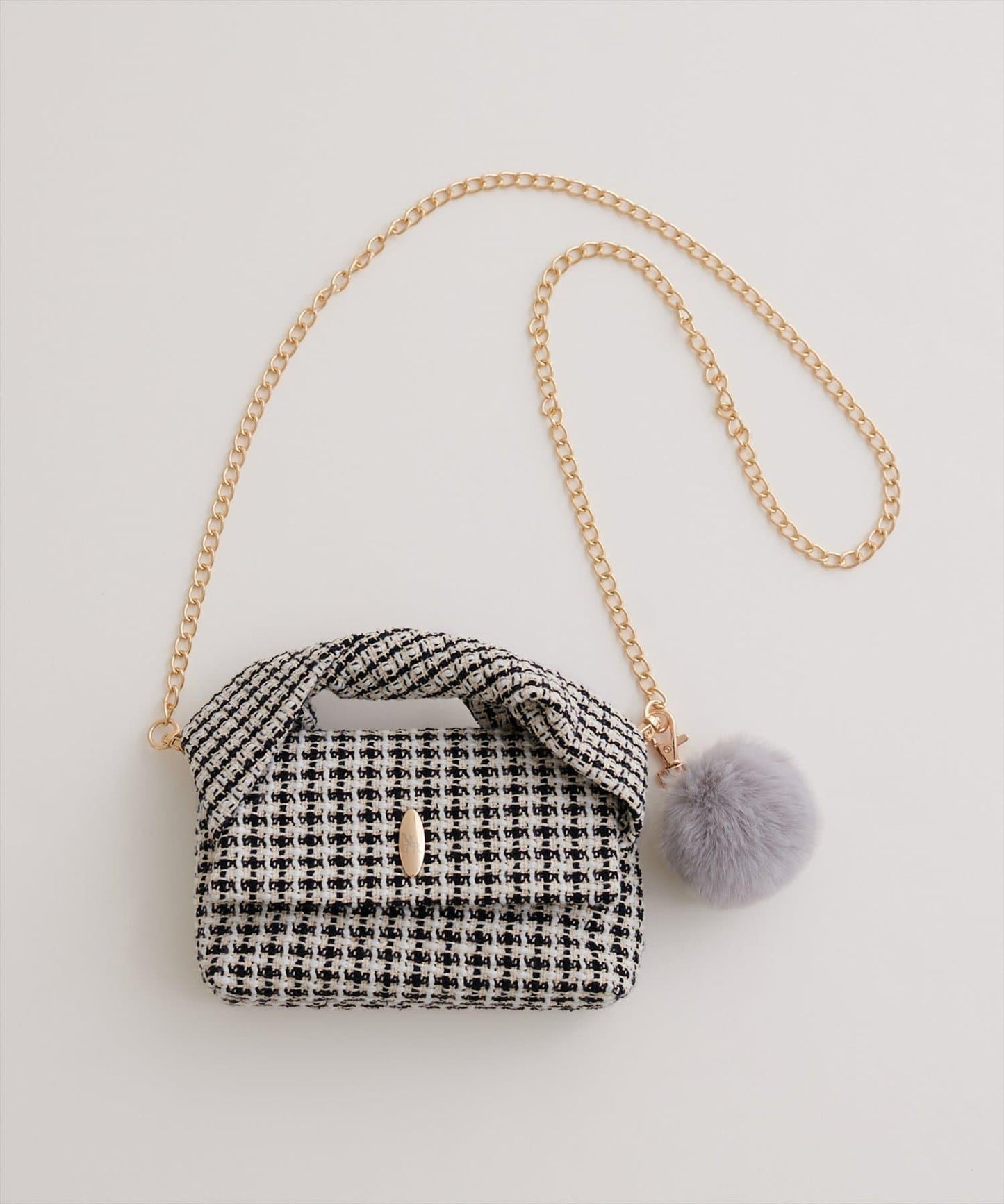 扭紋手柄迷你單肩包