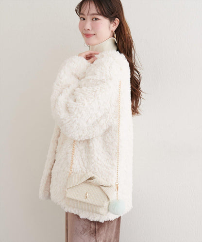 扭紋手柄迷你單肩包