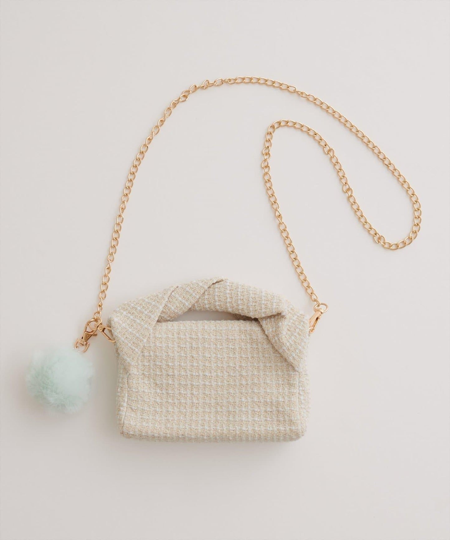 扭紋手柄迷你單肩包