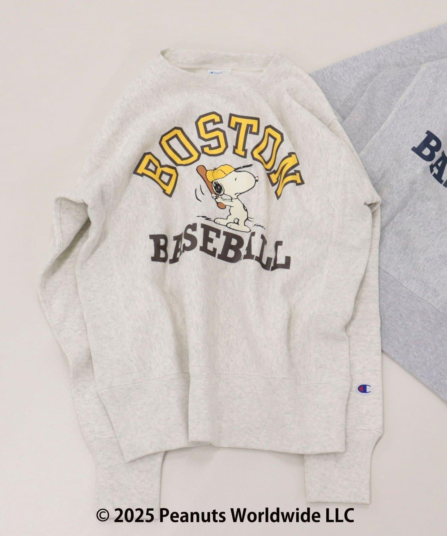 【Champion】《史努比》圓領衛衣