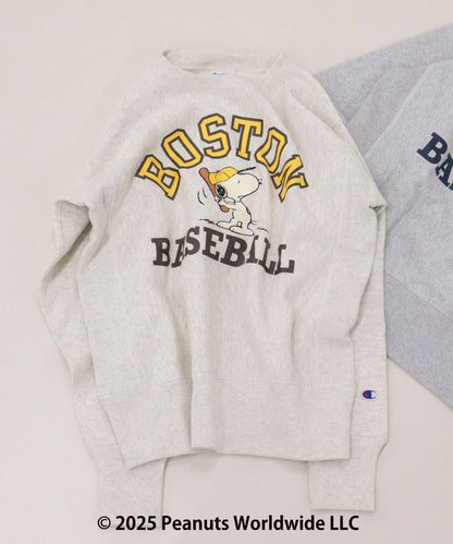 【Champion】《史努比》圓領衛衣