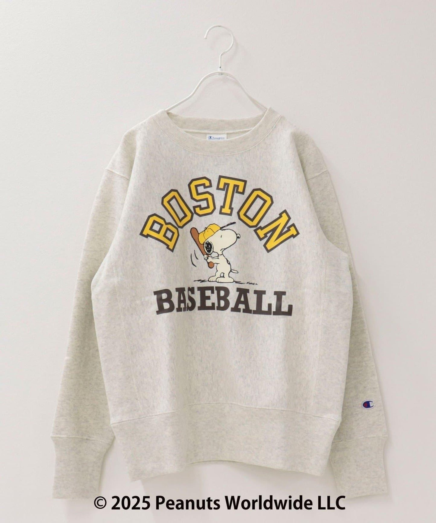 【Champion】《史努比》圓領衛衣