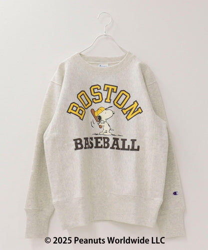 【Champion】《史努比》圓領衛衣