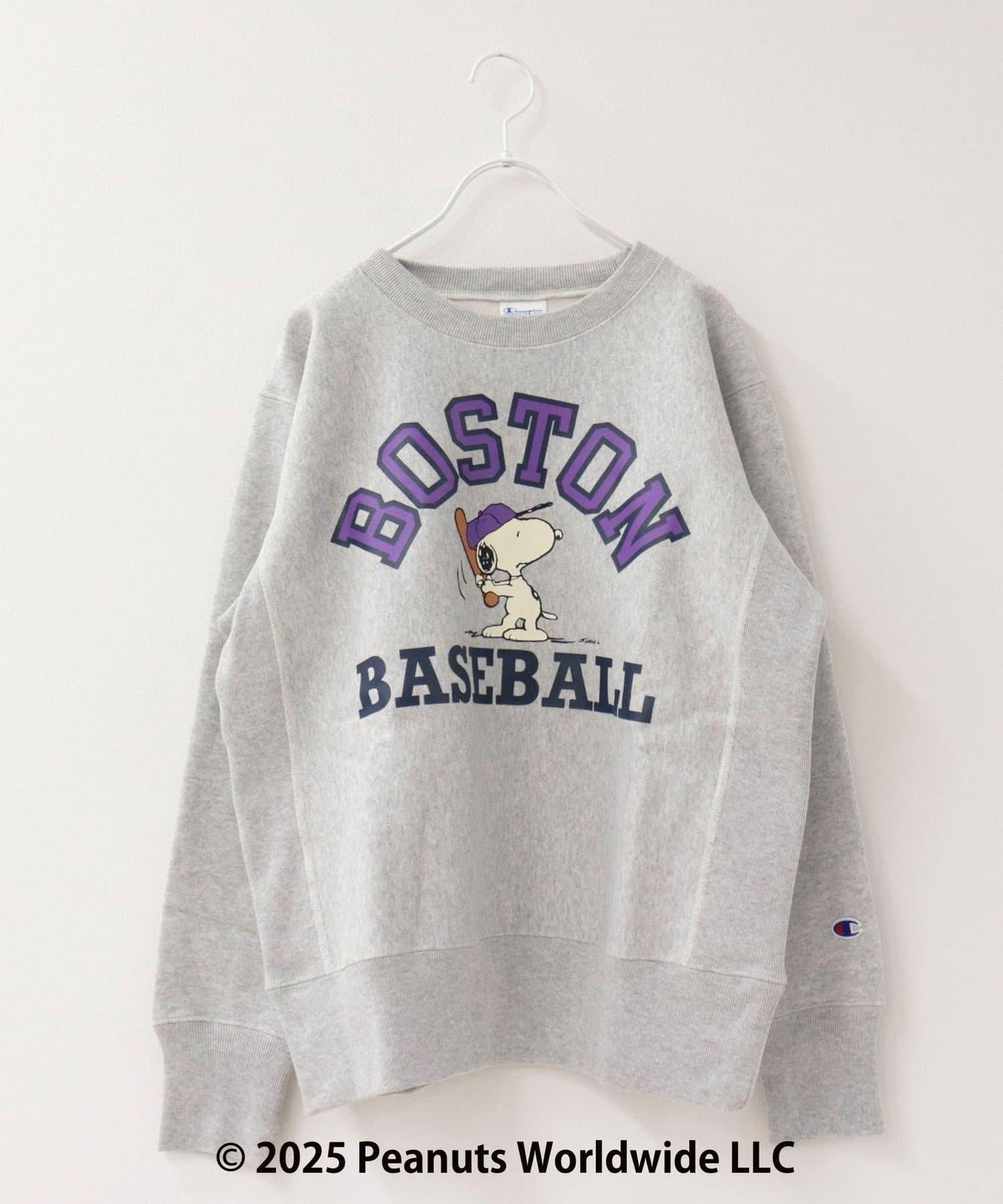 【Champion】《史努比》圓領衛衣