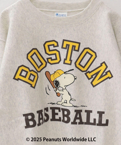 【Champion】《史努比》圓領衛衣