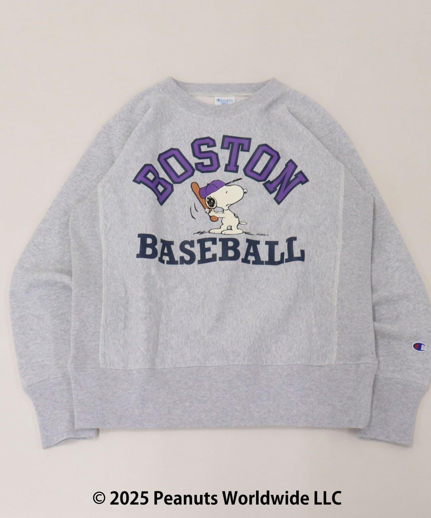 【Champion】《史努比》圓領衛衣