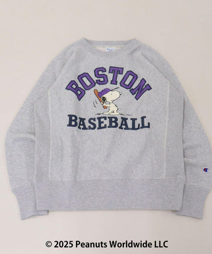 【Champion】《史努比》圓領衛衣