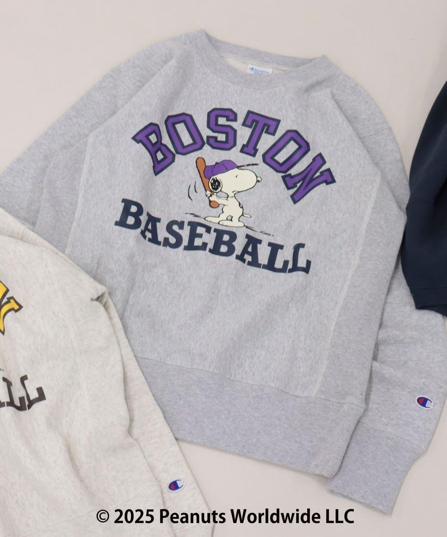 【Champion】《史努比》圓領衛衣