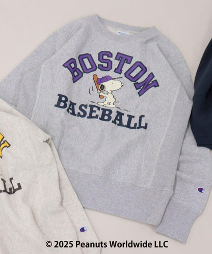 【Champion】《史努比》圓領衛衣