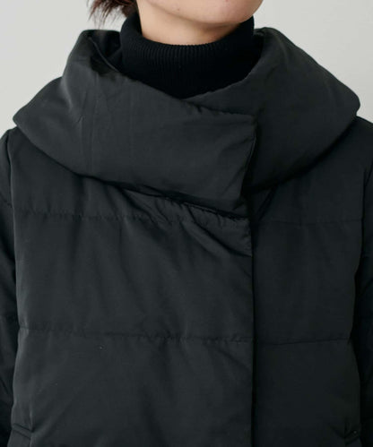 桃皮絨羽絨大衣