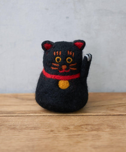 毛氈吉祥貓掛件