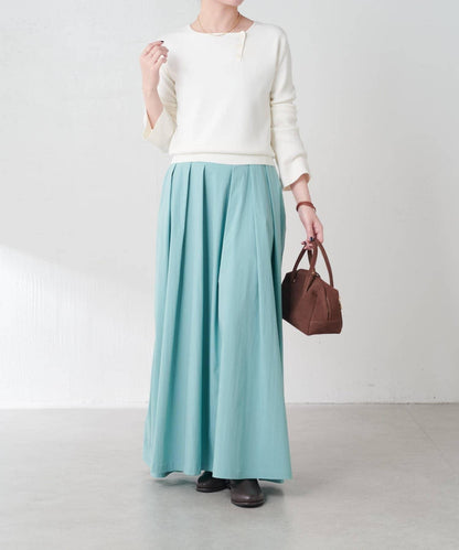 【順滑觸感】斜釦針織衫