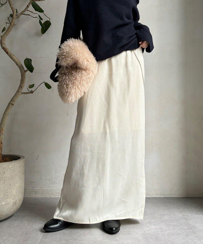 緞面直筒半身裙