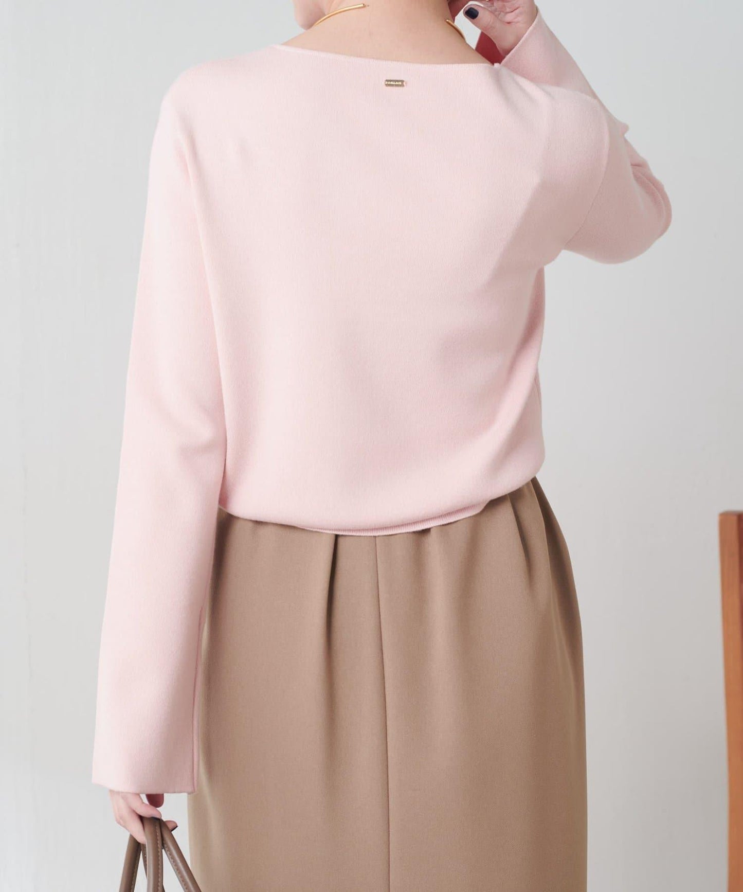 【順滑觸感】斜釦針織衫