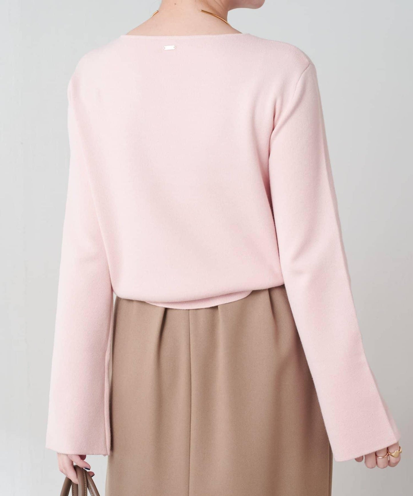 【順滑觸感】斜釦針織衫