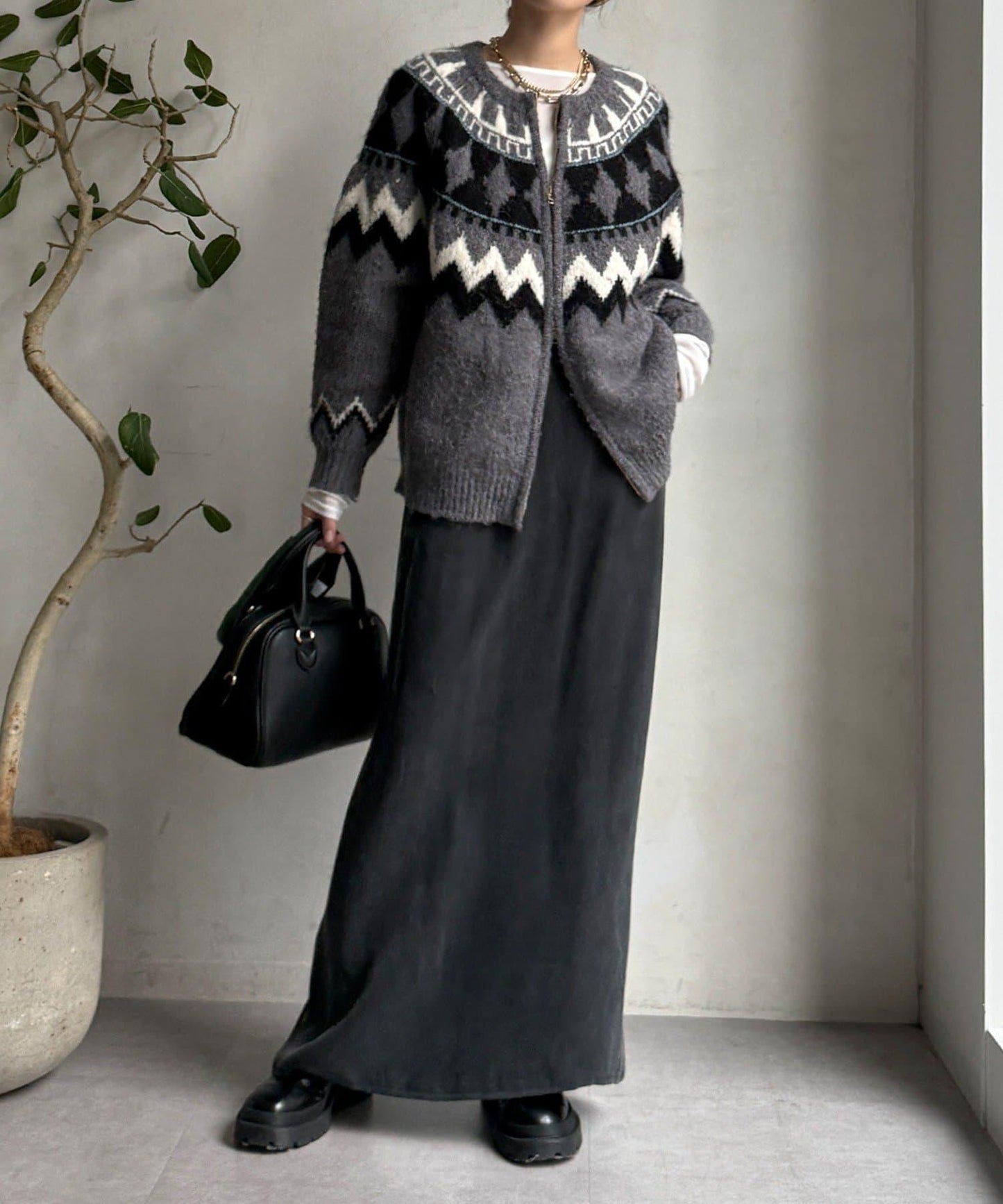 緞面直筒半身裙