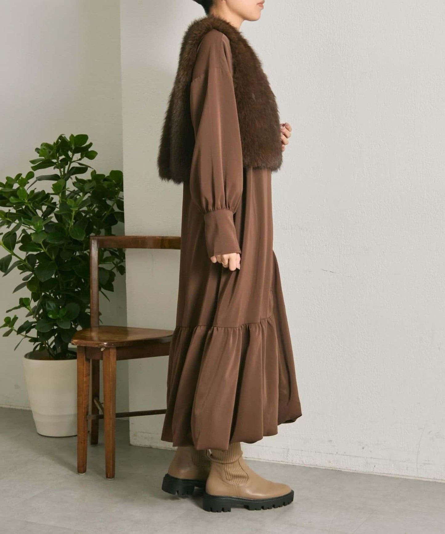 下襬氣球連衣裙【SUM1 STYLE】