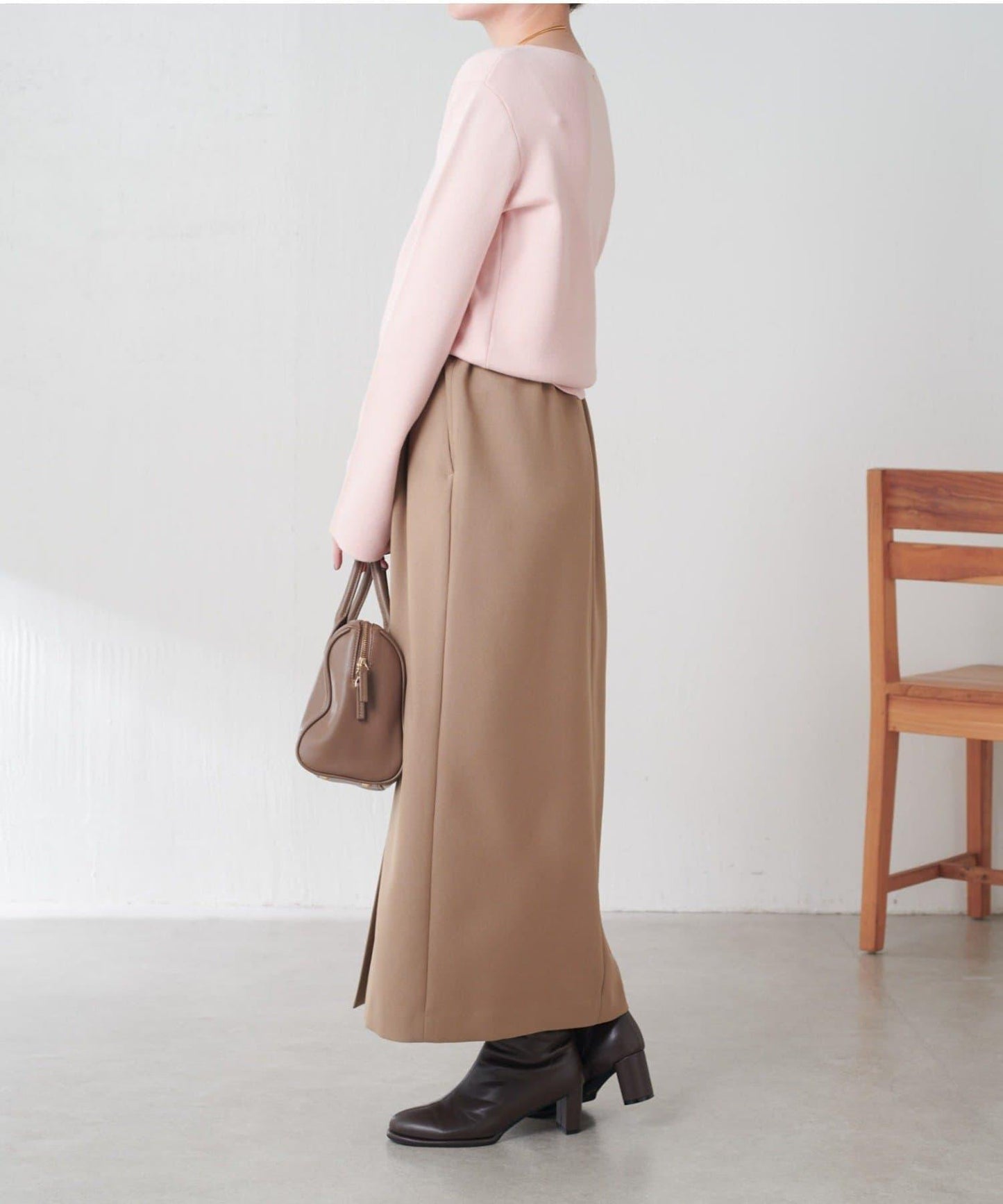 【順滑觸感】斜釦針織衫