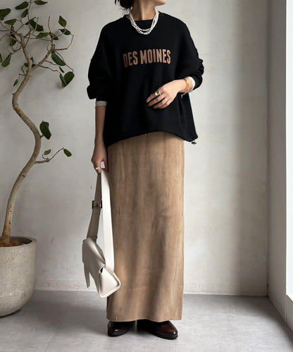 緞面直筒半身裙