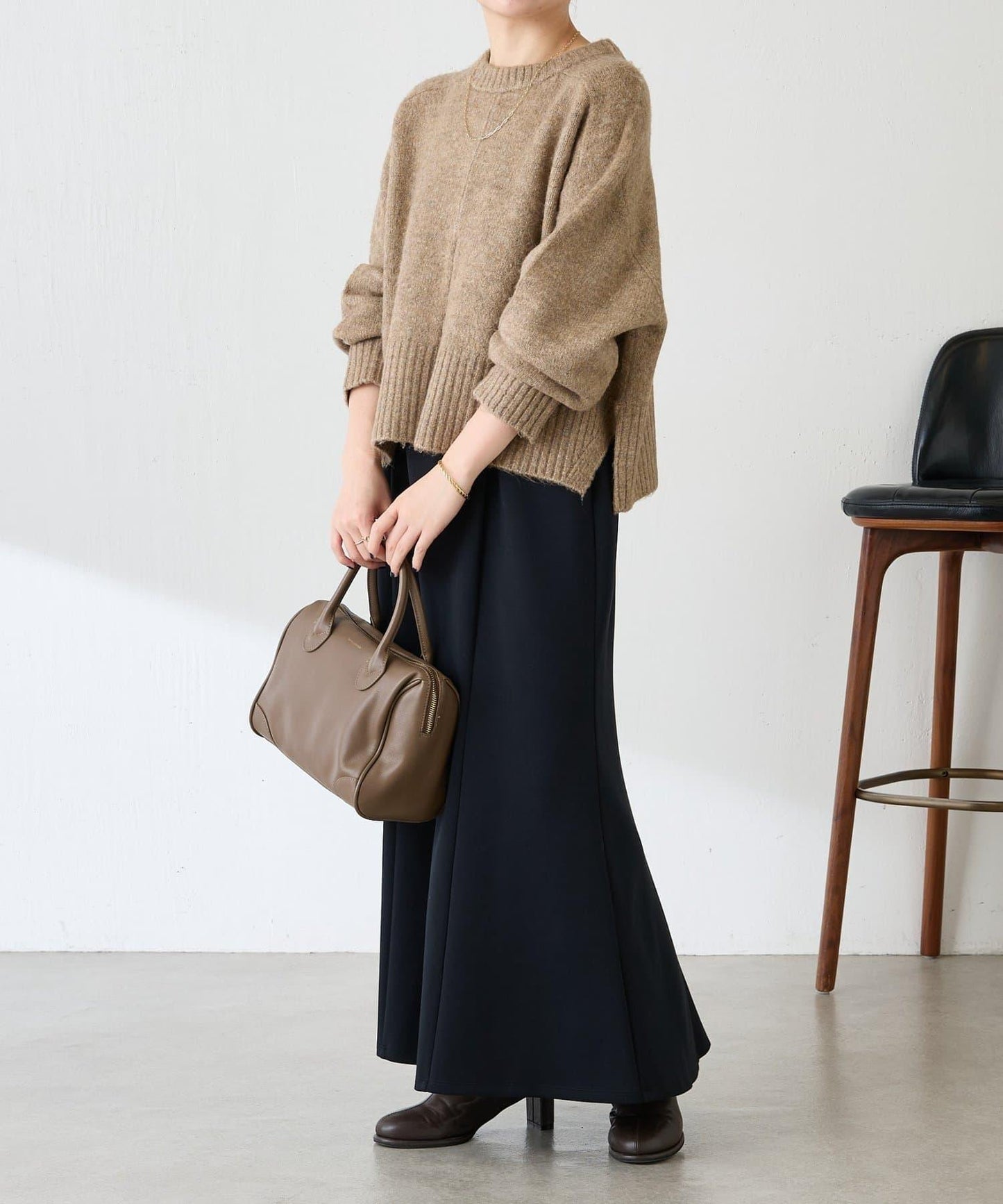 【全鬆緊腰】針織美人魚裙