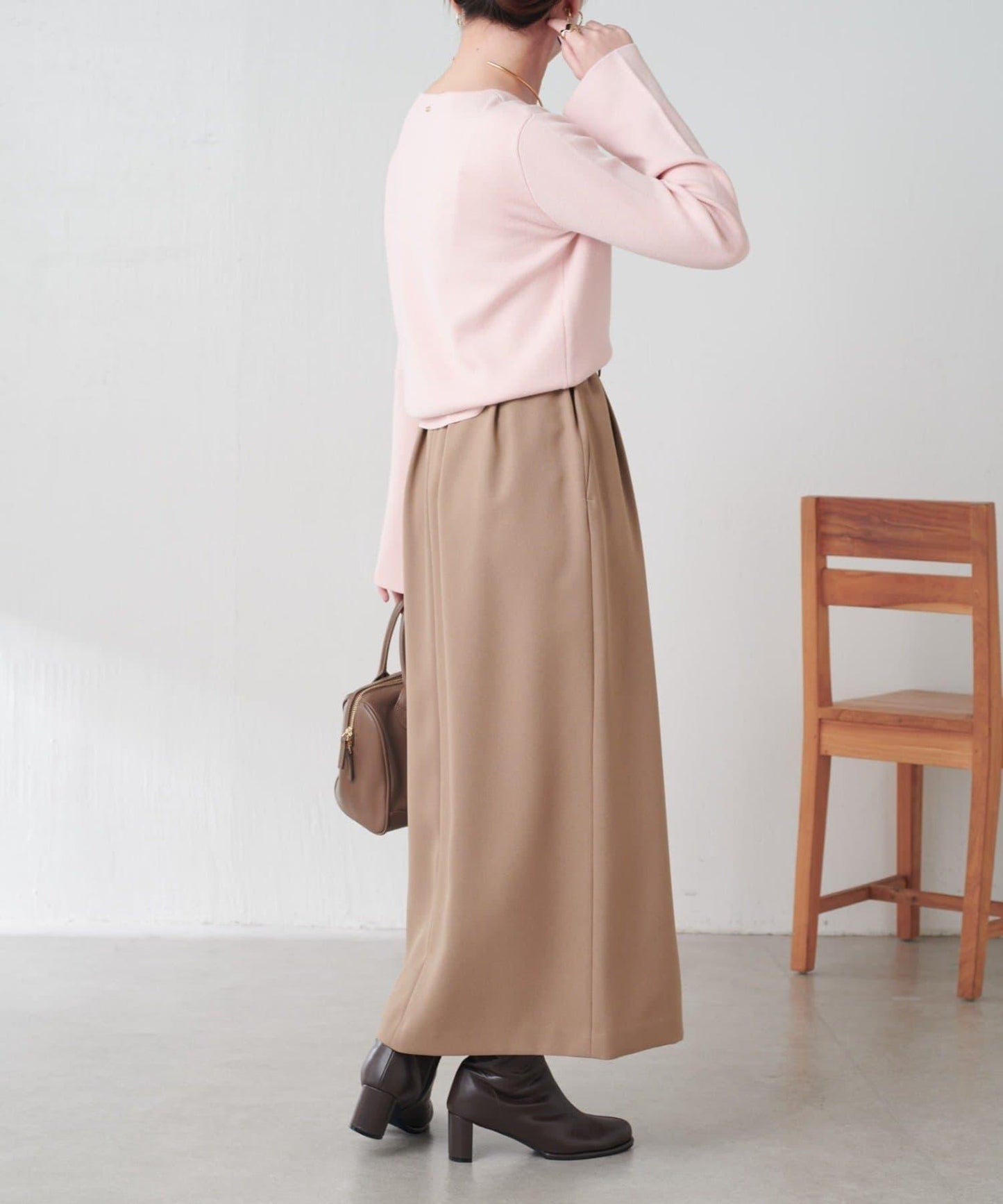 【順滑觸感】斜釦針織衫