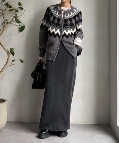 緞面直筒半身裙