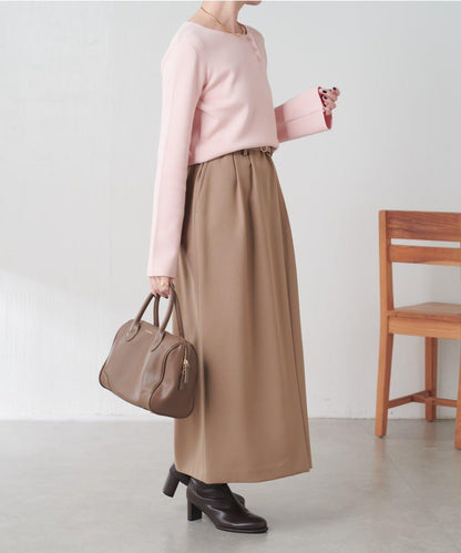 【順滑觸感】斜釦針織衫