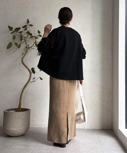 緞面直筒半身裙